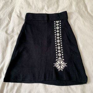 Cute Nordic 100% merino wool skirt